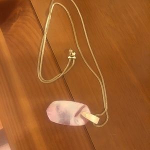 Kendra Scott pink pendant adjustable necklace